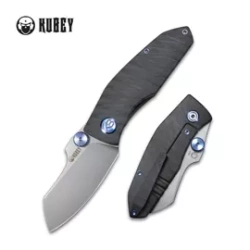 Nóż składany Kubey Monsterdog Flamed Titanium, Beadblasted M390 by Dmitry Osarenko (KB285D)