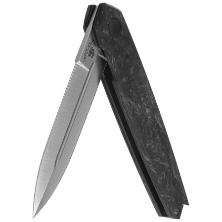 Nóż składany Fox Pacifico Dark Matter Fat Carbon, Satin MagnaCut by Bob Terzuola (FX-ATC-OG02 MCF)