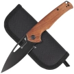 Sencut Mims Guibourtia Wood, Black Stonewashed 9Cr18MoVS knife (S21013-4)