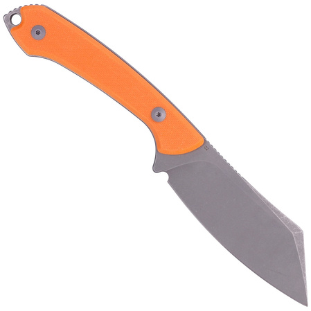 Kubey Knife Perses, Orange G10, Bead Blasted D2 (KU302A)