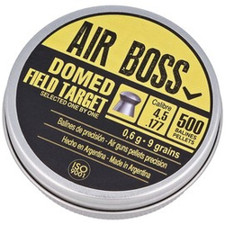 Apolo Air Boss Domed Field Target AirGun Pellets .177/4.51 mm, 500 pcs 0.60g/9.0gr (30202-1)