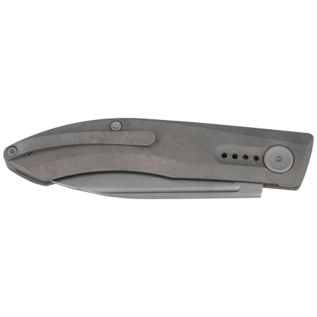 Nóż składany Real Steel Stella Premium Gray Titanium, Satin S35VN by Poltergeist Works (9052)