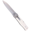 Mikov Predator White ABS, Mirror switchblade (241-NH-1/KP WHITE)