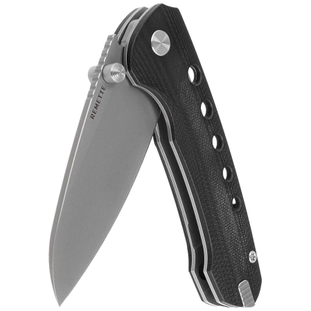 Remette RT-BEE-G w/Titanium Toothpick Knife Black G10, Ceramic Sandblasting 14C28N