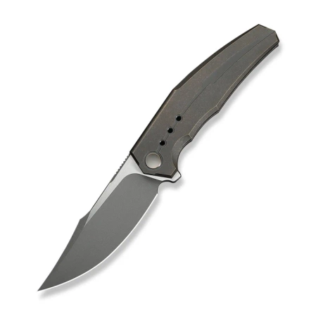 Nóż składany WeKnife Kyklos Bronze Titanium, Gray Stonewashed/Satin M390 (WE23086-2)