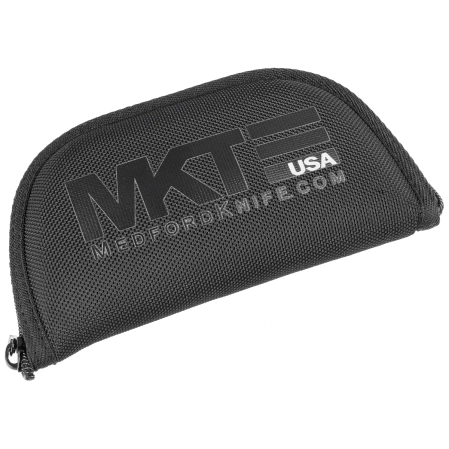 Nóż automatyczny Medford Smooth Criminal Auto Black Aluminium, Green HW/Clip, Tumbled S45VN by Greg Medford (MKA0394TQ-42AB-T4C4-Q4)