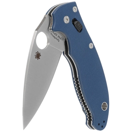Nóż składany Spyderco Manix 2 Cobalt Blue G10, Satin CPM SPY27 by Eric Glesser (C101GPCBL2)