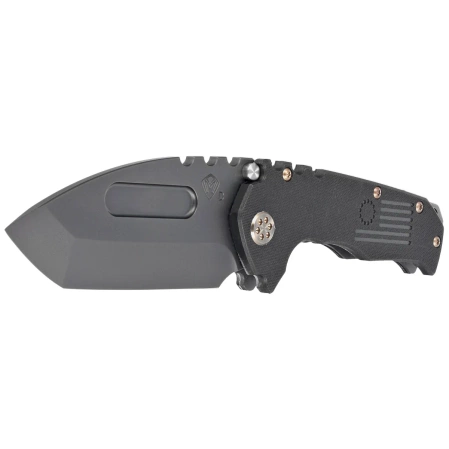 Nóż składany Medford Praetorian Scout M/P Black G10, Bronze HW, DLC Clip, Black DLC D2 by Greg Medford (MKM30DPT-0808-T1CP-BP)