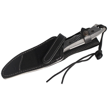 Muela Typhoon-15W Black Micarta, Satin X50CrMoV15 knife