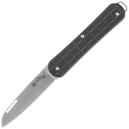 Scyzoryk Fox Vulpis Grenade Pattern Black Aluminium, Polished N690Co (FX-VPGP130 BK)