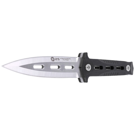 K25 Boot Knife Black G10, Satin 7Cr17Mov (32556)