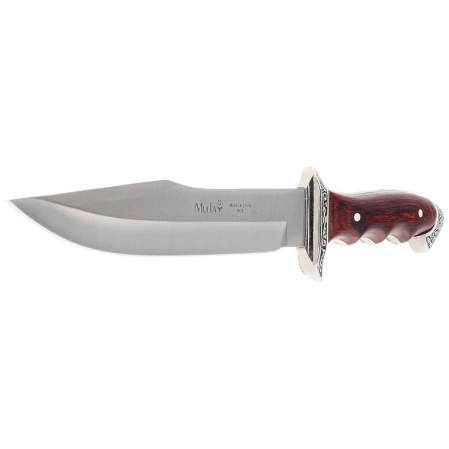 Noż Muela 21833 Red Pakka Wood, Satin X50CrMoV15