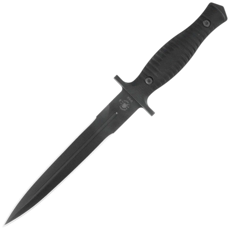 Spartan Blades George V-14 Dagger Knife Black G10, Black PVD MagnaCut by Les George (SB27BKBKKYBK)