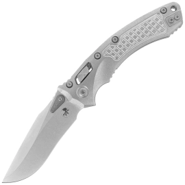 Microtech Marfione Select Amphibian Ram-Lok S/E Knife Stonewashed Frag Pattern Titanium, Stonewashed M390MK by Tony Marfione (137RL-10 FRMS2)