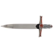 Sztylet Decor Habitat Templar Dagger Burgundy/Black/Silver ABS, Satin Stainless Steel (S3319)