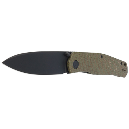 Nóż składany Civivi Sokoke Green Burlap Micarta, Black Stonewashed 14C28N by Ray Laconico (C22007-2)