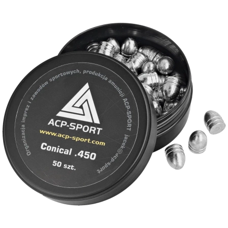 Pociski ołowiane ACP-Sport Conical .450, 50 szt. (JW450-C)