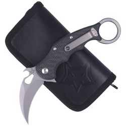 FOX Karambit Titanium / Carbon Fiber, Bead Blasted ELMAX (FX-599TiCS)