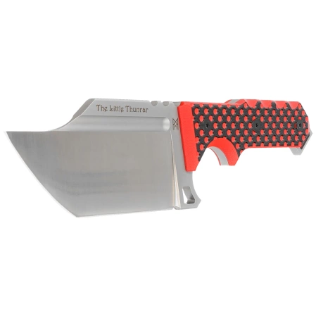 Nóż Midgards Messer The Little Thunrar Black/Red G10, Satin 14C28N by Ralph and Tina Zlobinsky (MM016)