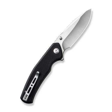 Sencut Slashkin Knife Black G10, Satin D2 (S20066-1)