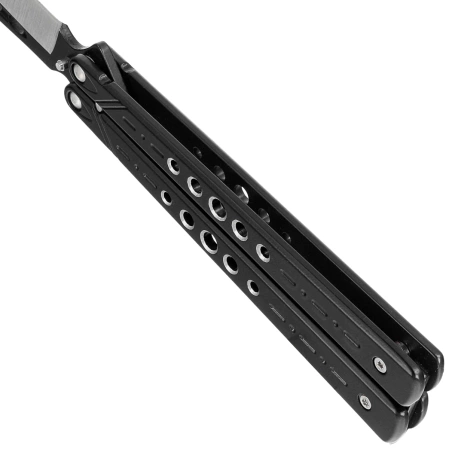 Nóż motylkowy Third Decor Habitat Balisong Black Stainless Steel, Two-Tone 420 (K2098)