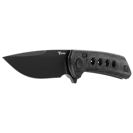 Nóż składany Reate PL-XF-2 Black Micarta/G10 Inlay, Black PVD Nitro-V