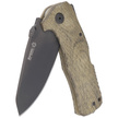 LionSteel TM1B Brown Micarta, Black Sleipner by Molletta knife (TM1B CVG)