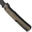 Nóż składany Civivi Bhaltair Green Burlap Micarta, Black 14C28N (C23024-3)