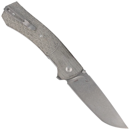 Viper Safe Green Canvas Micarta, Stonewashed M390 by Fabrizio Silvestrelli knife (V6016CG3D)