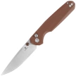Bestechman Velix Knife Brown G10, Satin/Stonewashed 14C28N by Ostap Hel (BMK07B)
