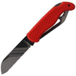 MAC Coltellerie Boat 2 Sailing Knife Red PP/TPE, Satin W 1.4034 (MC BOT2.R)