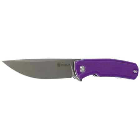 Nóż składany Sencut Scitus Purple G10, Gray Stonewashed D2 by Ostap Hel (S21042-2)