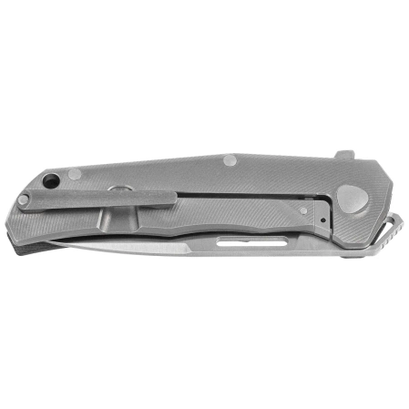LionSteel Q4ttro Knife Black G10/Titanium, Satin MagnaCut by Molletta (Q4 GBK)