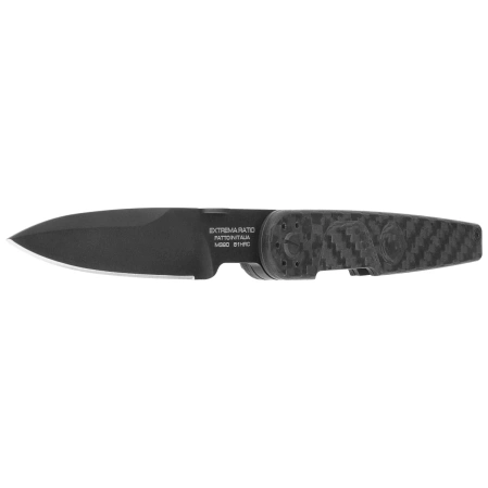 Nóż składany Extrema Ratio LKU01 Tenebra Carbon Fiber, Black DLC M390 by Danilo Rossi (04.1000.0243/M3/DLC-CC-BK)