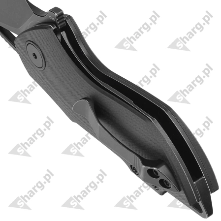 Nóż składany Bestech Riverstone Black G10, Black Stonewashed 154CM by Frank Grissom (BL03C)