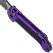 Microtech LUDT Gen III T/E Automatic Knife Purple Aluminum, Black F/S M390MK by Tony Marfione (1136-3PU)