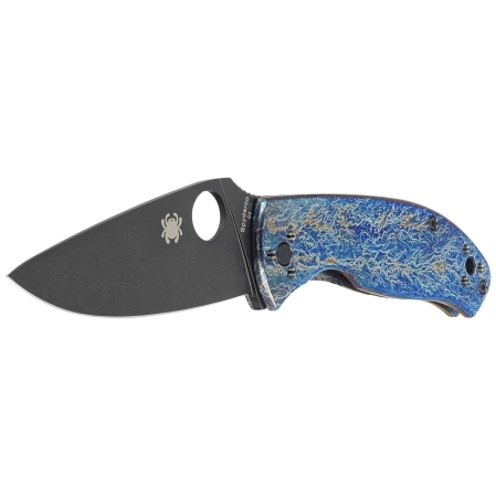 Nóż składany Spyderco Tenacious R.I.L. Disarray Titanium, Black D2 by Eric Glesser (C122TIBLBKD2P)