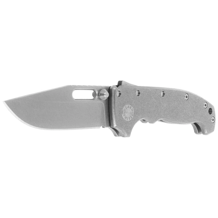 Nóż składany Demko MG AD20S Clip Point Smooth Titanium, Stonewashed CPM20CV by Andrew Demko (MGAD20S-MAG-SM-TI-CP)