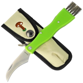 Martinez Albainox Mushroom Knife Green ABS, Satin 3Cr13Mov 72mm (18391)