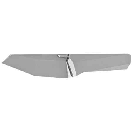 Nóż składany RikeKnife Cybertrix C Gray Titanium, Stonewashed M390 by Declynx (RK-Cybertrix-C)