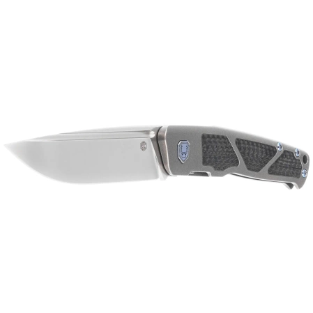 Nóż składany RikeKnife Aragil Dark Gray Titanium/Carbon Fiber, Satin M390 by Ivan D. Braginets (RK-Aragil-DG)