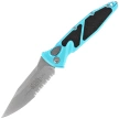 Microtech Socom Elite Auto S/E Automatic Knife Turquoise Aluminum, Stonewashed P/S M390 by Tony Marfione (160A-11TQ)