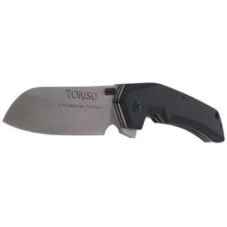 TOKISU Tactical Black G-10/Carbon Fiber, Satin (18448)